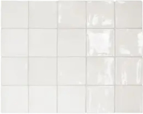 Wandtegel Artcore wit 10x10 mm