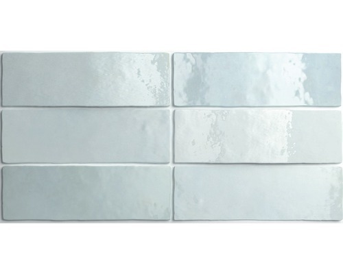 Wandtegel Handvorm aqua 65x20 cm