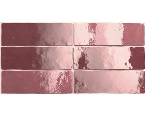 Wandtegel wijnrood 75x20 cm